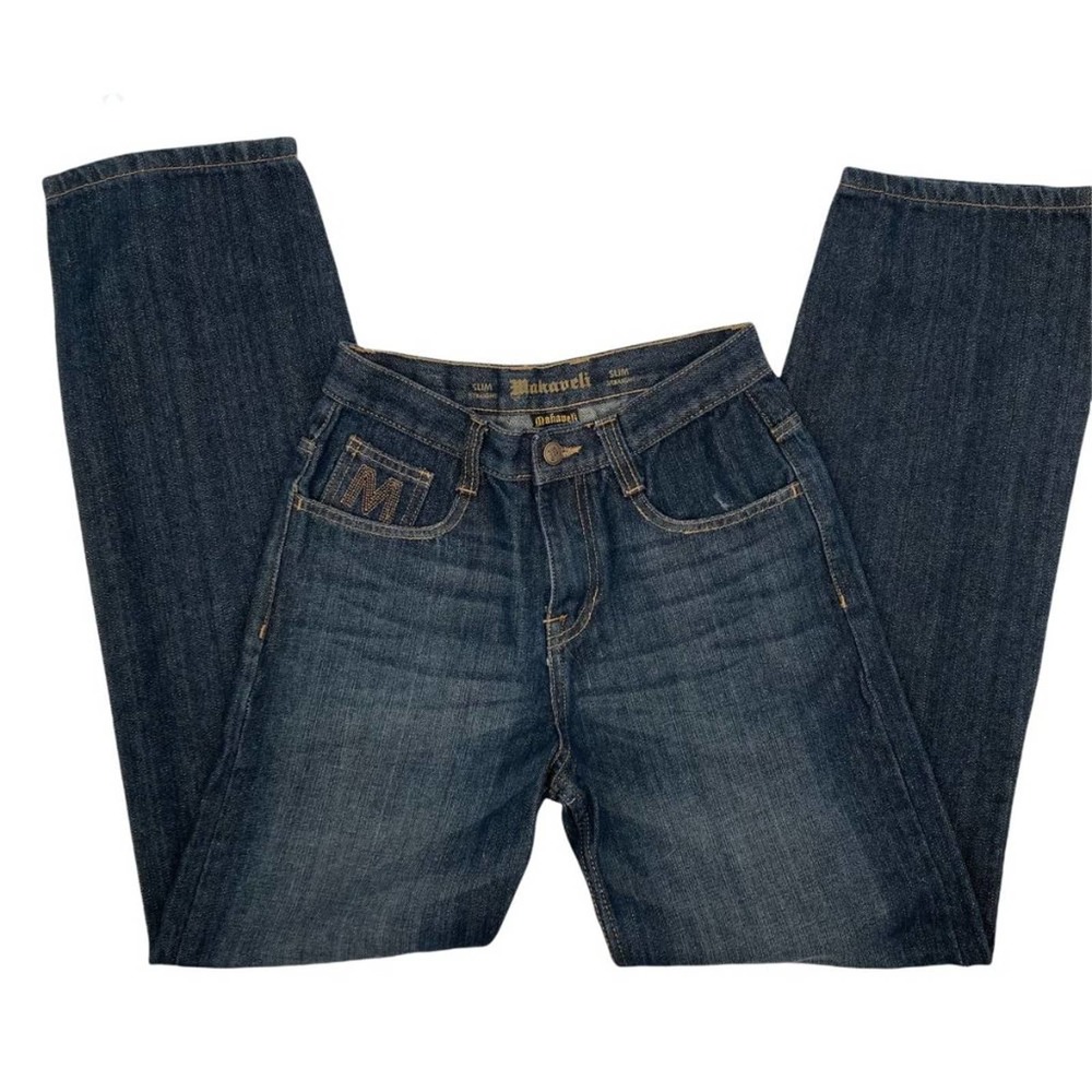 Boys Makaveli Tupac Slim Straight Jeans